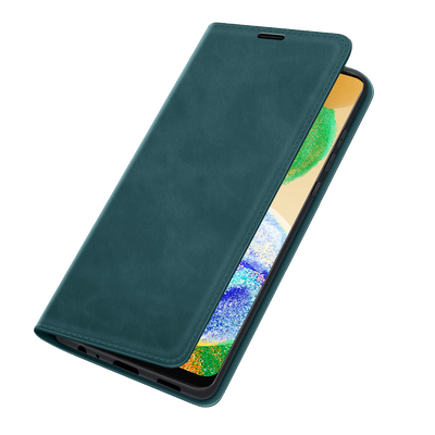 Cazy Wallet Magnetic Hoesje geschikt voor Samsung Galaxy A04s - Groen