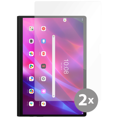 Cazy Tempered Glass Screen Protector geschikt voor Lenovo Yoga Tab 13 - Transparant - 2 stuks