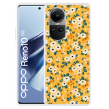 Hoesje geschikt voor Oppo Reno10 5G Vintage Bloemenprint