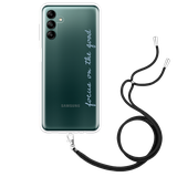Hoesje met Koord geschikt voor Samsung Galaxy A04s - Focus On The Good