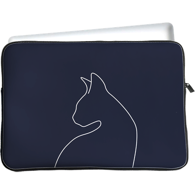 Cazy Tablet Sleeve geschikt voor iPad Air 2022 (5th Gen) - Kattencontour