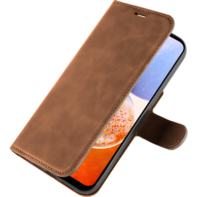 Cazy Premium Wallet Hoesje geschikt voor Samsung Galaxy A14 4G/5G - Bruin