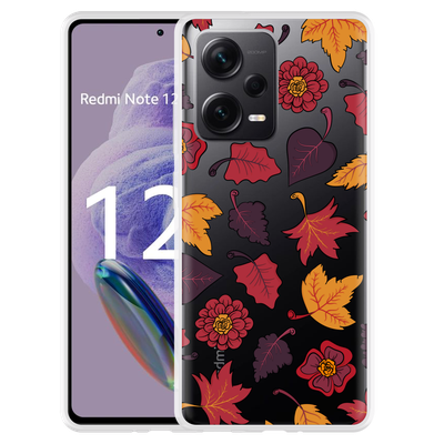 Cazy Hoesje geschikt voor Xiaomi Redmi Note 12 Pro+ 5G Herfstbladeren