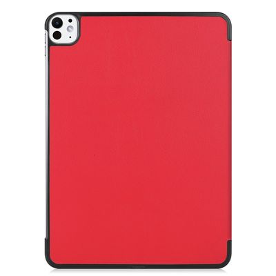 Cazy Hoes geschikt voor iPad Pro 11 2024 (5th Gen) - TriFold Tablet Smart Cover - Rood