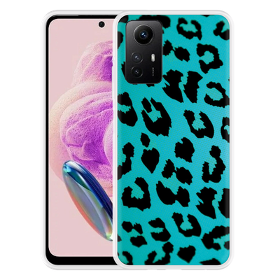 Cazy Hoesje geschikt voor Xiaomi Redmi Note 12S Luipaard Groen Zwart