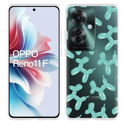 Cazy Hoesje geschikt voor Oppo Reno11 F Ballon Hondjes