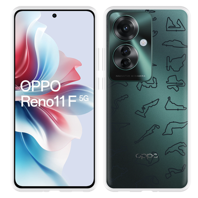 Cazy Hoesje geschikt voor Oppo Reno11 F Formula 1 Tracks