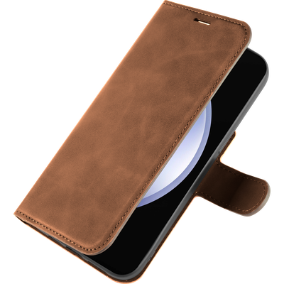 Cazy Premium Wallet Hoesje geschikt voor Samsung Galaxy S23 FE - Bruin