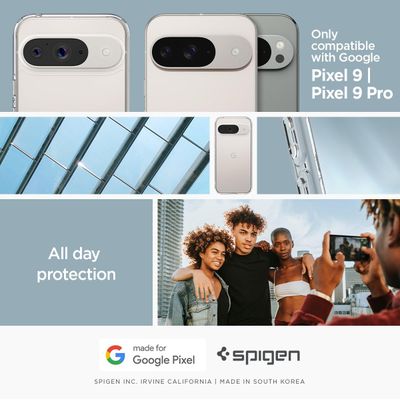 Spigen Hoesje geschikt voor Google Pixel 9 / 9 Pro - Ultra Hybrid - Transparant