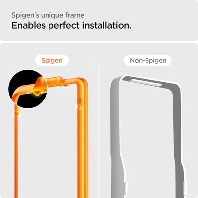 Spigen Screenprotector geschikt voor Nothing Phone 2A / 2A Plus - Tempered Glas met Montage 2 stuks - Transparant