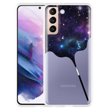 Hoesje geschikt voor Samsung Galaxy S21 - Galaxy Toverstaf