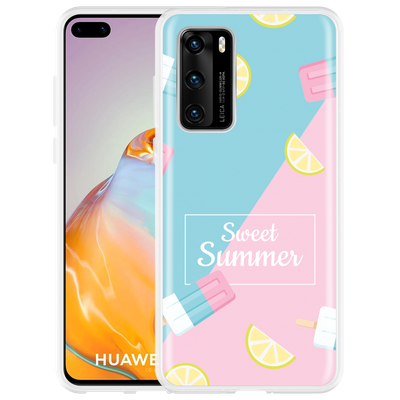 Cazy Hoesje geschikt voor Huawei P40 - Sweet Summer