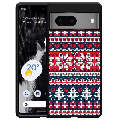 Cazy Hardcase hoesje geschikt voor Google Pixel 7 - Gebreide Kersttrui