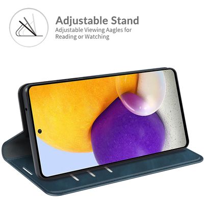 Cazy Wallet Magnetic Hoesje geschikt voor Samsung Galaxy A72 5G - Blauw