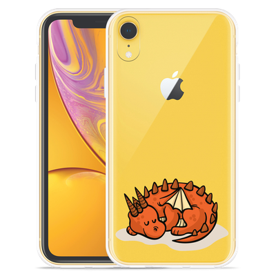 Cazy Hoesje geschikt voor iPhone Xr - Sleeping Dragon