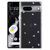 Hoesje geschikt voor Google Pixel 7 - Paarse Bloemen