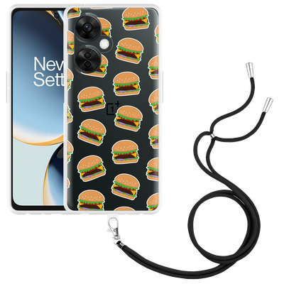 Cazy Hoesje met koord geschikt voor OnePlus Nord CE 3 Lite 5G Burgers