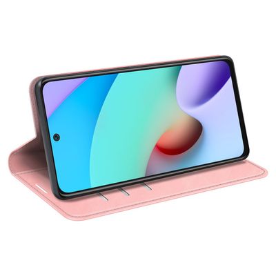 Cazy Wallet Magnetic Hoesje geschikt voor Xiaomi Redmi 10 2022 - Roze