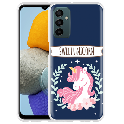 Cazy Hoesje geschikt voor Samsung Galaxy M23 - Sweet Unicorn