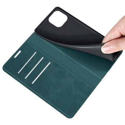 Cazy Wallet Magnetic Hoesje geschikt voor iPhone 11 - Groen
