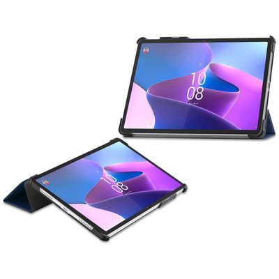 Cazy Hoes geschikt voor Lenovo Tab P11 Pro Gen 2 - TriFold Tablet Smart Cover - Blauw