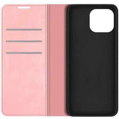 Cazy Wallet Magnetic Hoesje geschikt voor iPhone 13 Mini - Roze