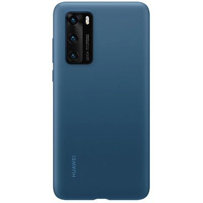 Huawei P40 Silicon Protective Case - Blauw