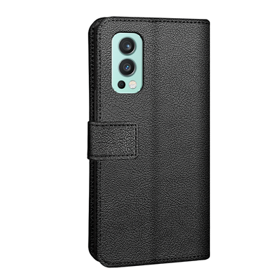 Cazy Wallet Classic Hoesje geschikt voor OnePlus Nord 2 - Zwart