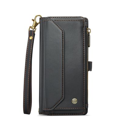 Caseme Case iPhone 16 Plus - Crossbody Wallet Case - Black