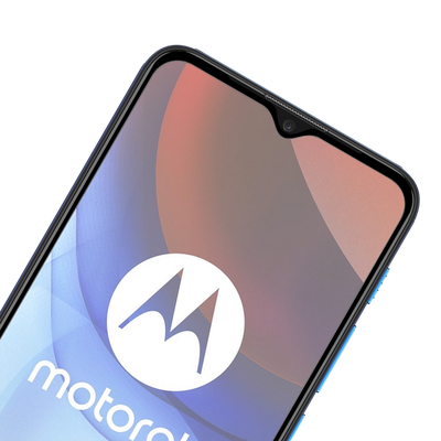 Cazy Full Cover Glass Screen Protector geschikt voor Motorola Moto E7i Power - Zwart