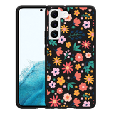 Hoesje Zwart geschikt voor Samsung Galaxy S22 - Always have flowers