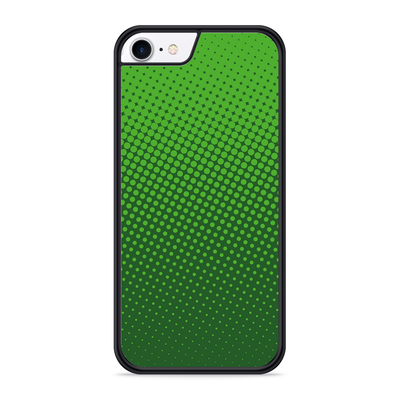 Cazy Hardcase hoesje geschikt voor iPhone 8 - Groene Cirkels