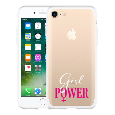 Cazy Hoesje geschikt voor iPhone 7 - Girl Power