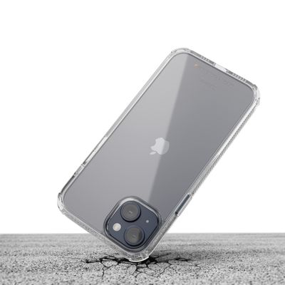 Hama Extreme Protect cover geschikt voor Apple iPhone 15 Plus - Transparant