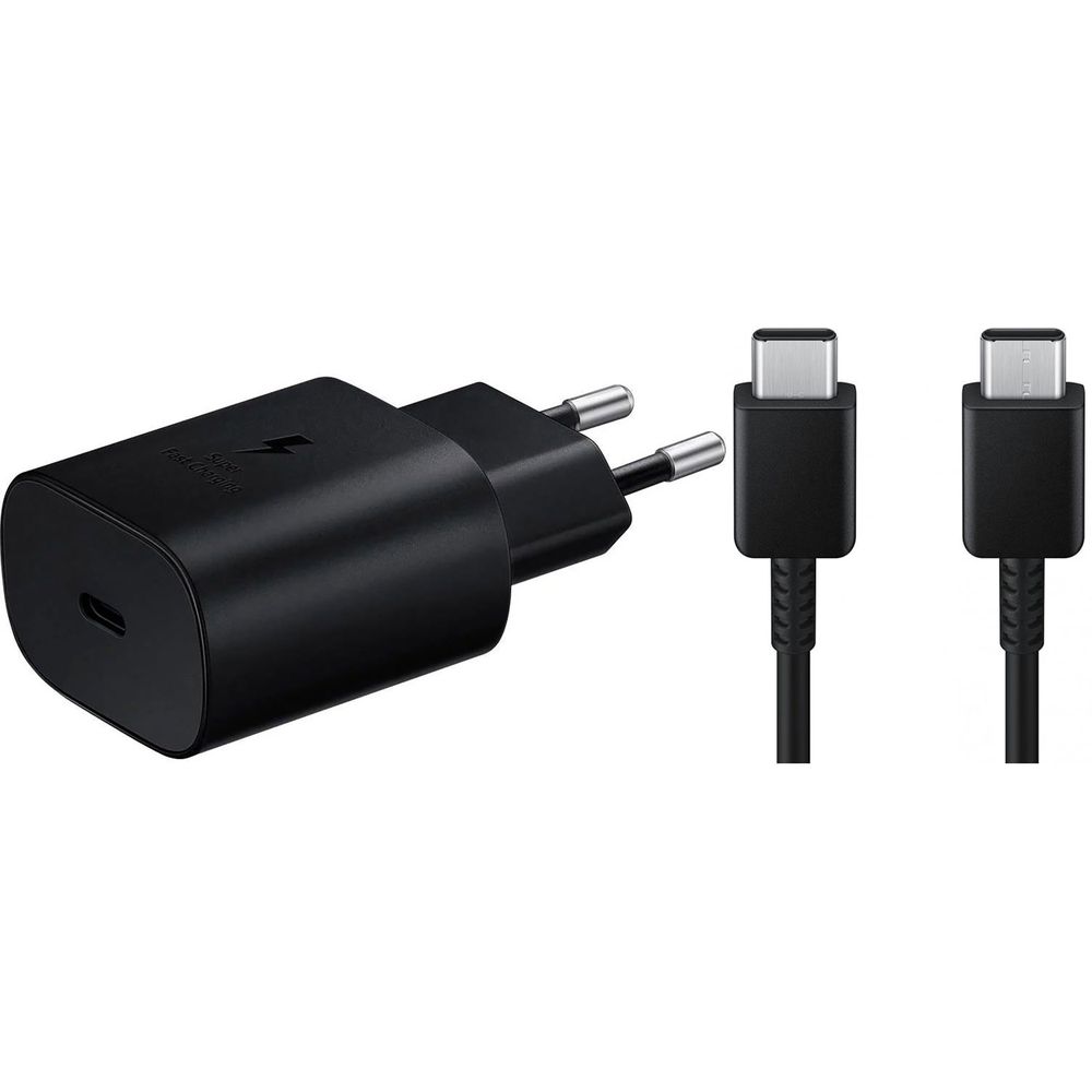 Samsung USB-C Adapter met kabel 25W Super Fast Charging - Black (bulk packed)