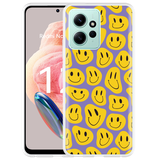 Hoesje geschikt voor Xiaomi Redmi Note 12 4G Smileys