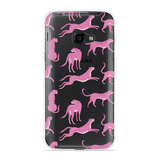 Hoesje geschikt voor Samsung Galaxy Xcover 4/4s - Roze Cheeta's