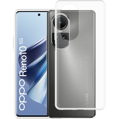 Just in Case Oppo Reno10 5G - Soft TPU Case with Necklace Strap - Clear