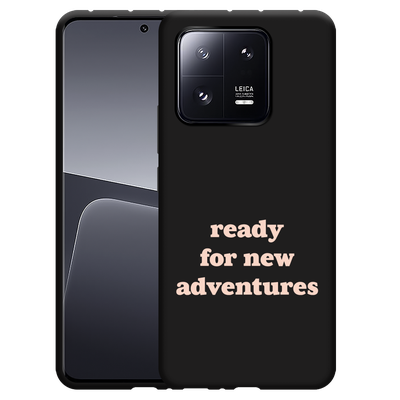 Cazy Hoesje Zwart geschikt voor Xiaomi 13 Pro New Adventures