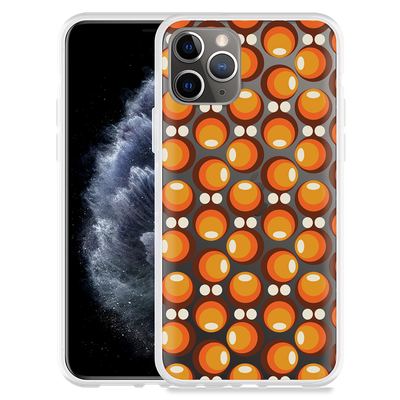 Cazy Hoesje geschikt voor iPhone 11 Pro - 70s Oranje