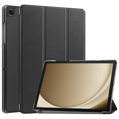 Cazy TriFold Hoes met Auto Slaap/Wake geschikt voor Samsung Galaxy Tab A9+ - Zwart