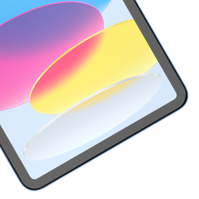 Cazy Tempered Glass Screen Protector geschikt voor iPad 2022 (10th Gen) - Transparant