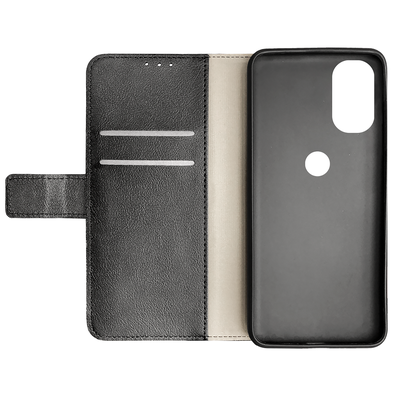 Cazy Wallet Classic Hoesje geschikt voor Motorola Moto G31/G41 - Zwart
