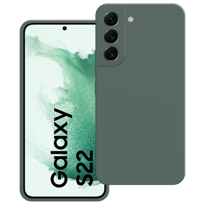 Cazy Soft Color TPU Hoesje geschikt voor Samsung Galaxy S22 - Groen