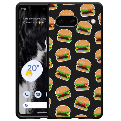 Cazy Hoesje Zwart geschikt voor Google Pixel 7 - Burgers