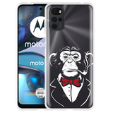 Hoesje geschikt voor Motorola Moto G22 - Smoking Chimp