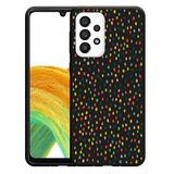 Hoesje Zwart geschikt voor Samsung Galaxy A33 - Happy Dots