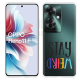 Hoesje geschikt voor Oppo Reno11 F Stay Weird