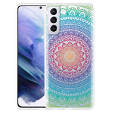 Hoesje geschikt voor Samsung Galaxy S21 Plus - Hippie Dream