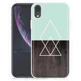Hoesje geschikt voor iPhone Xr - Wood Simplicity